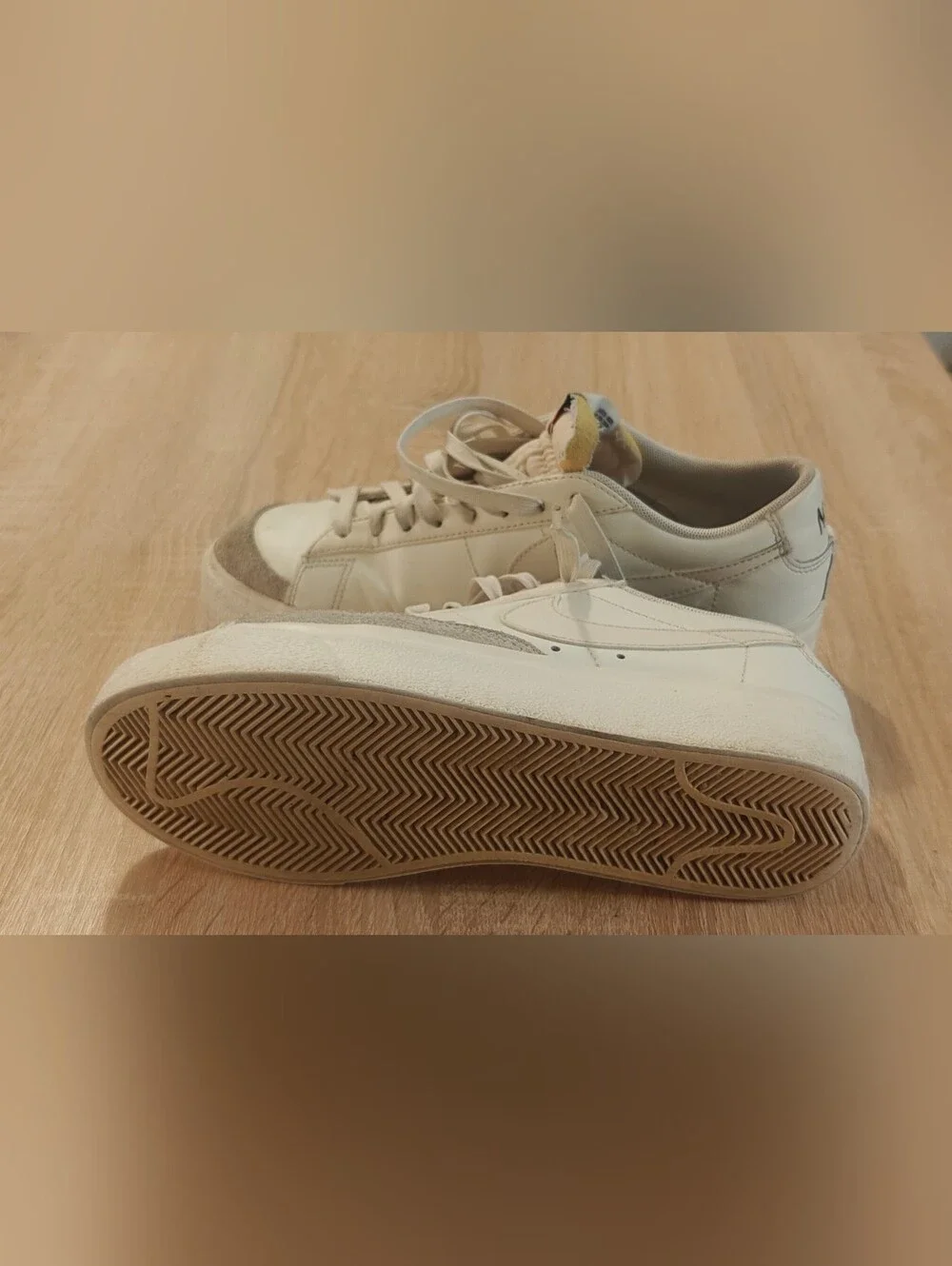 Nike Blazer Low Platform Triple Sail White Women’s Sneakers Size 8.5
